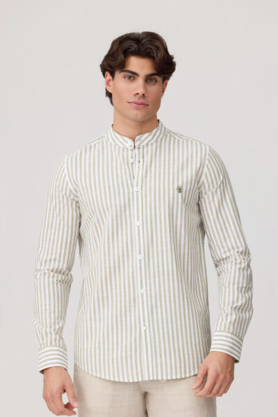 Camisa Kenia cuello mao